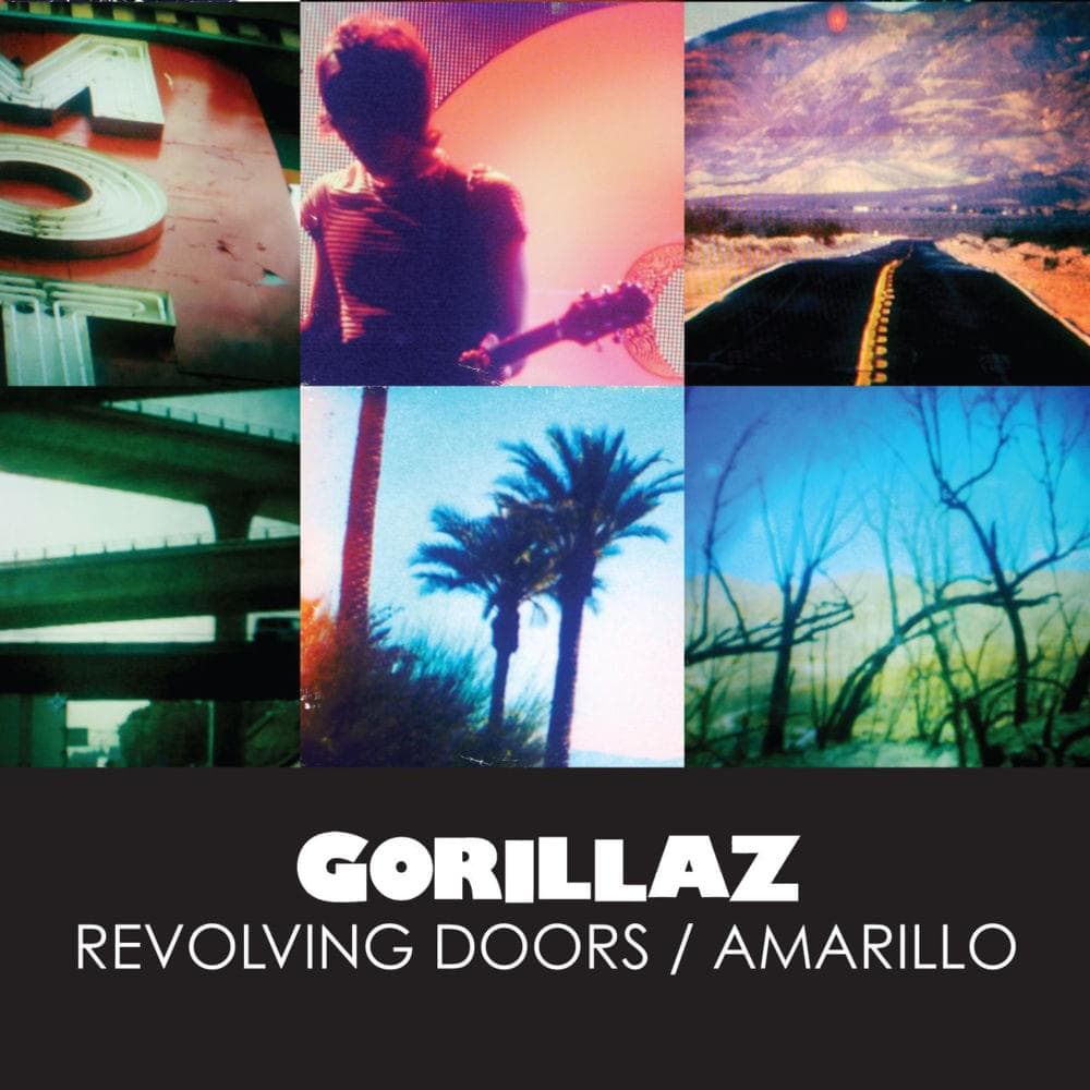 Album cover art for "Amarillo" by Gorillaz & Mick Jones