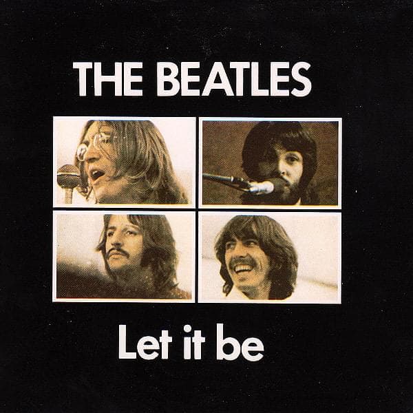 Album cover art for "Let It Be (Single Version)" by The Beatles