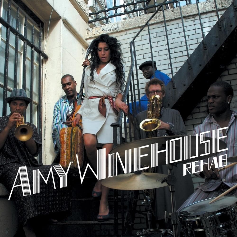 Album cover art for "Rehab (Hot Chip Remix)" by Amy Winehouse