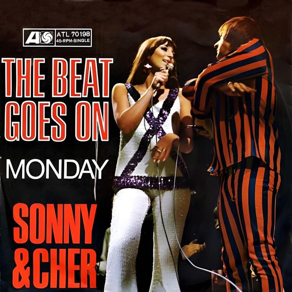 Album cover art for "The Beat Goes On" by Cher