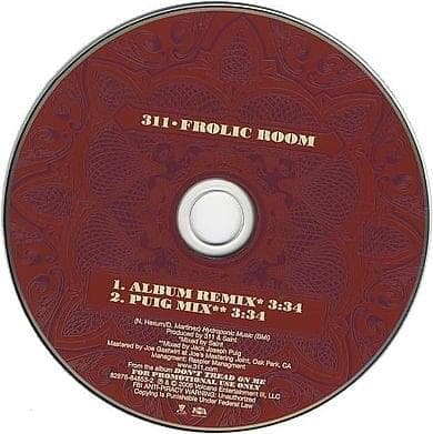 Album cover art for "Frolic Room" by 311