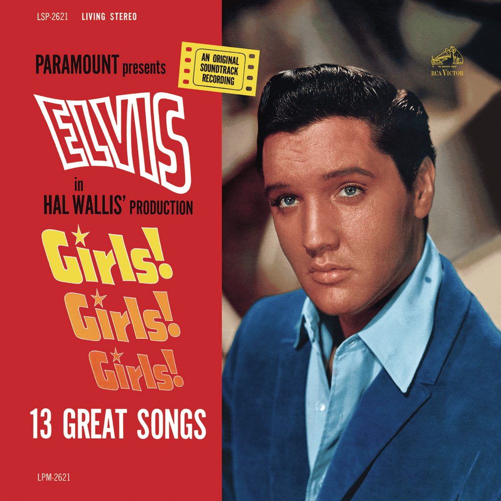 Album cover art for "Girls! Girls! Girls!" by Elvis Presley