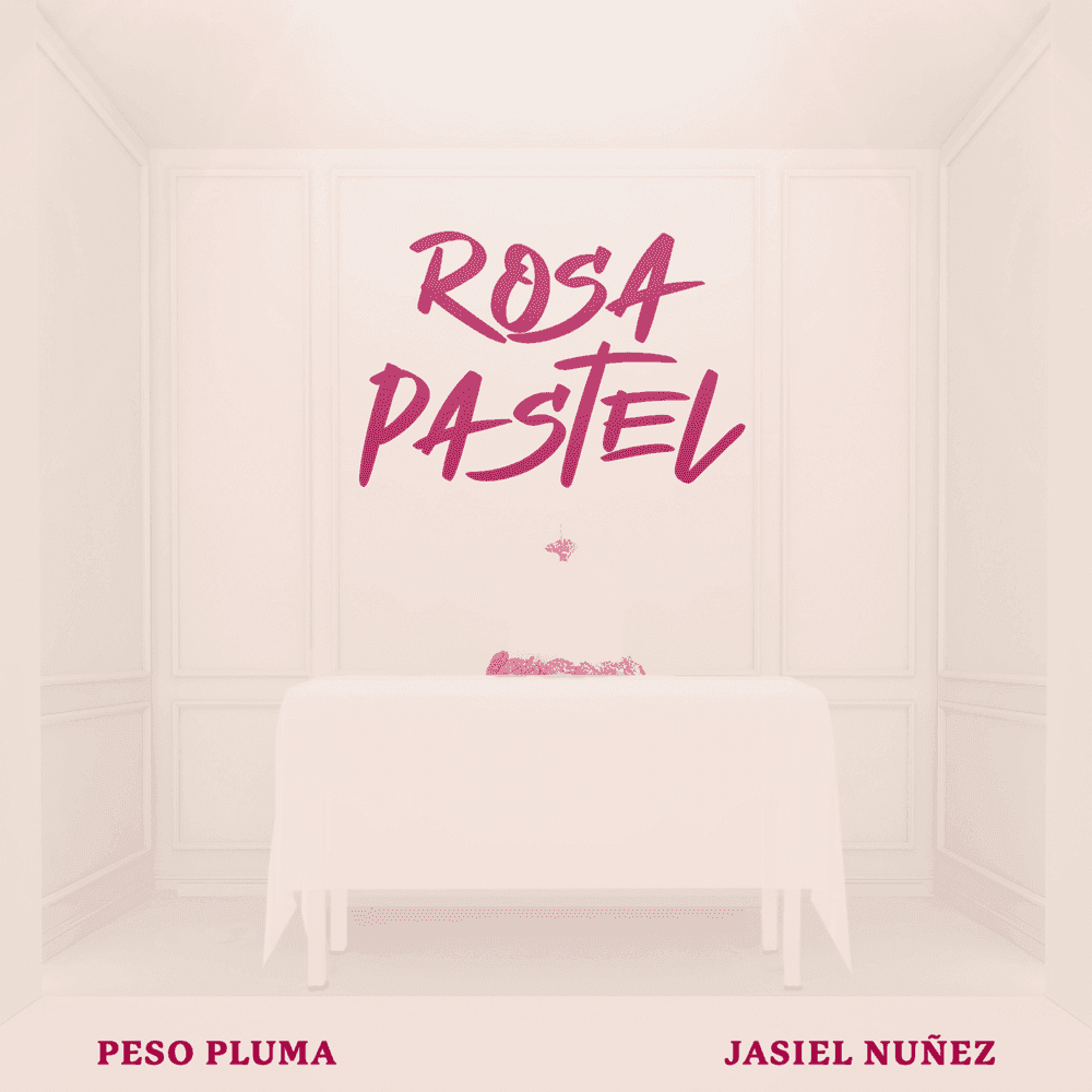 Album cover art for "ROSA PASTEL" by Peso Pluma