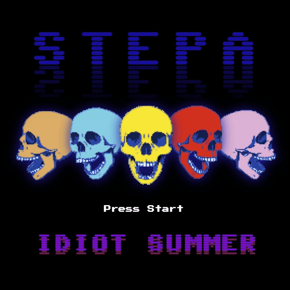Album cover art for "idiot summer" by Stepa (Band)