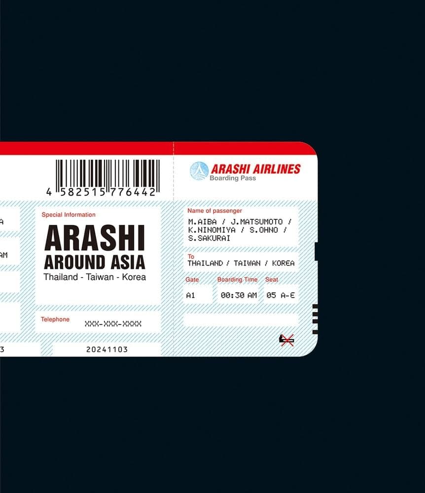 Album cover art for "Tell me what you wanna be?" by 嵐 (ARASHI)