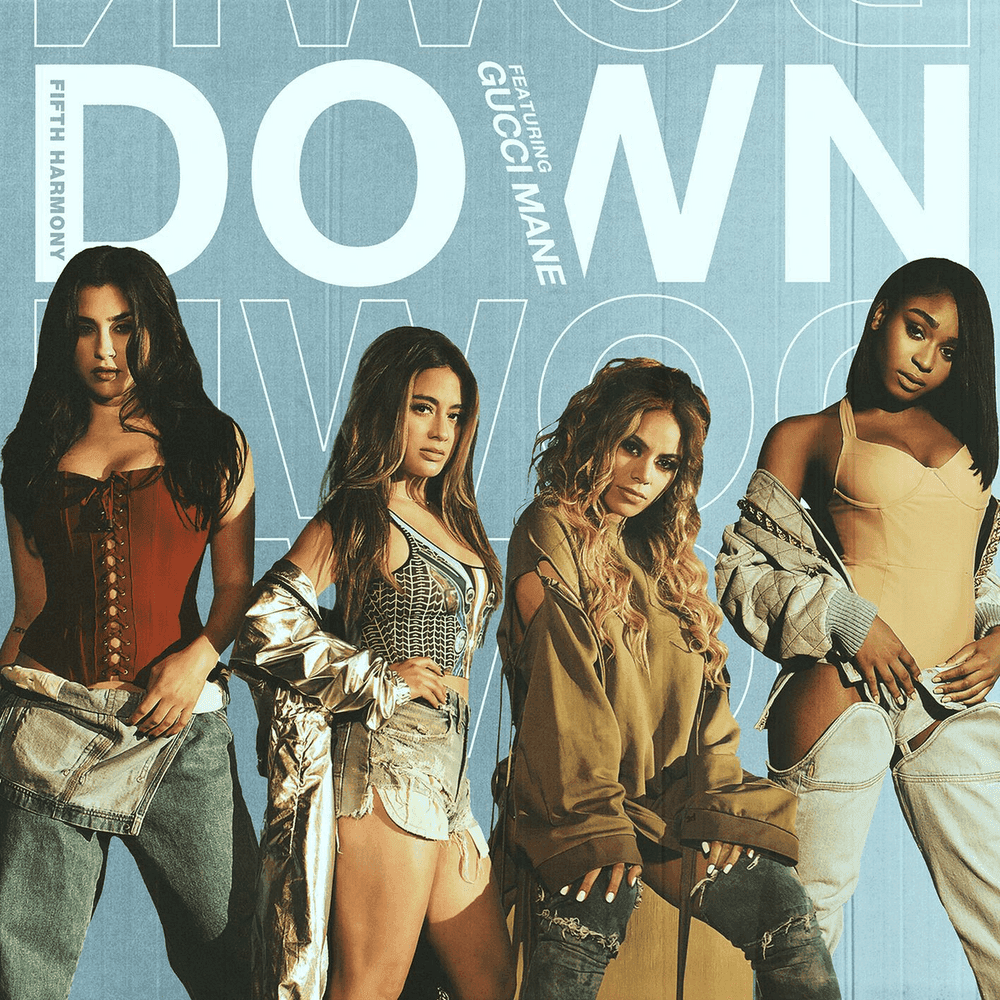 Album cover art for "Down" by Fifth Harmony & Gucci Mane