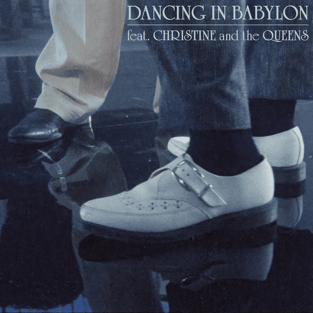 Album cover art for "Dancing in Babylon" by MGMT & Christine and the Queens