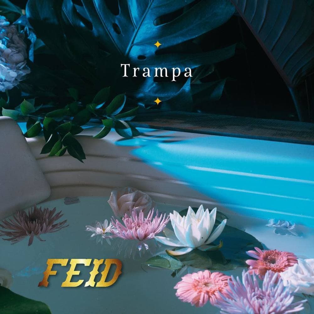 Album cover art for "Trampa" by Feid