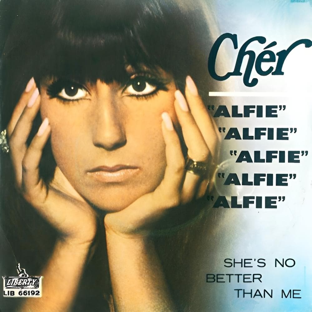 Album cover art for "Alfie" by Cher