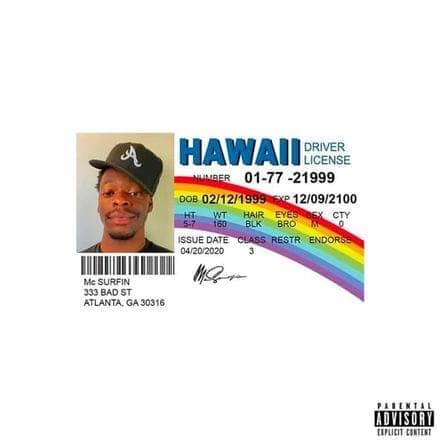 Album cover art for "Never Scared" by Surf