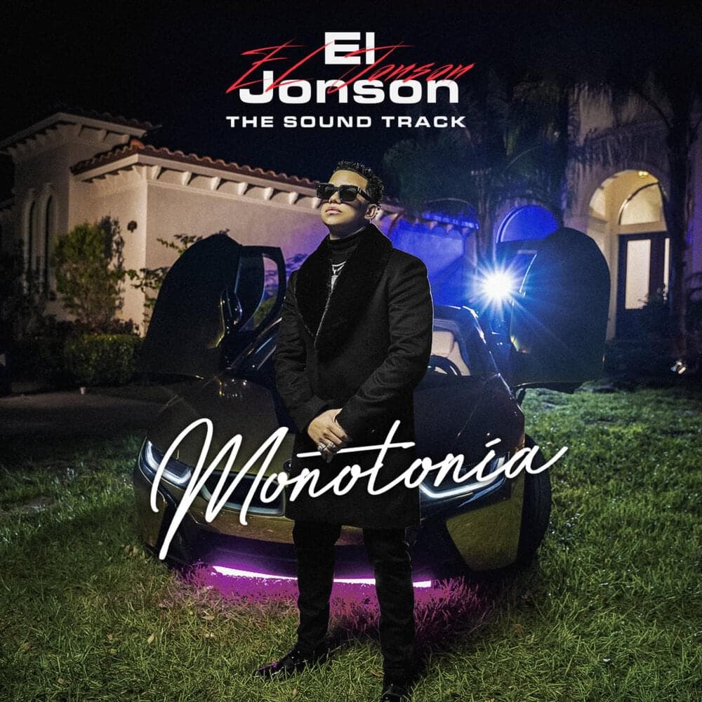 Album cover art for "Monotonía" by J Álvarez