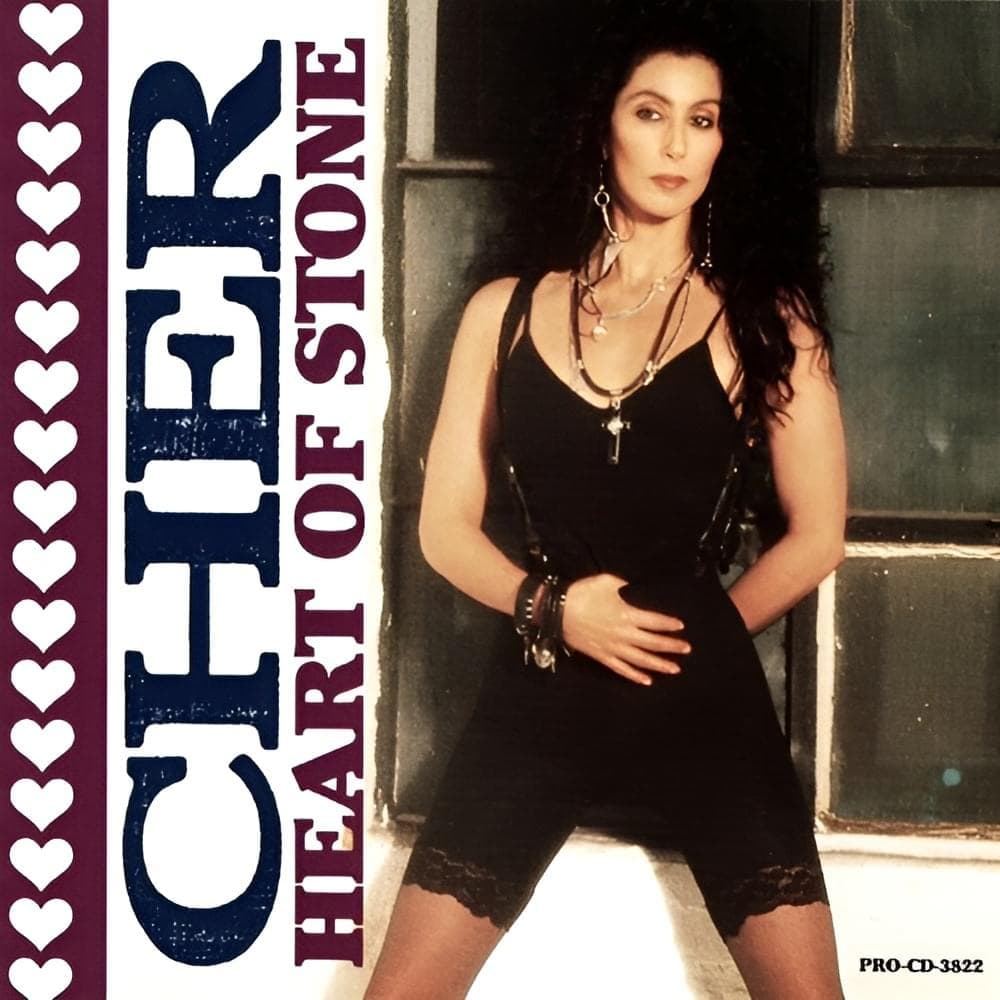 Album cover art for "Heart of Stone" by Cher