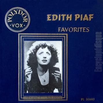 Album cover art for "Coup de grisou" by Édith Piaf