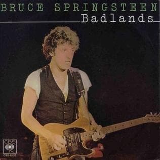 Album cover art for "Badlands" by Bruce Springsteen