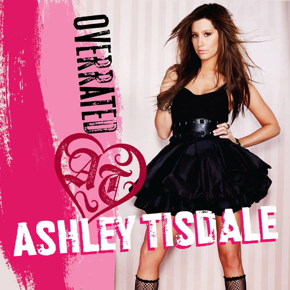 Album cover art for "Overrated" by Ashley Tisdale