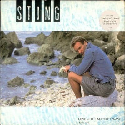 Album cover art for "Love Is the Seventh Wave" by Sting