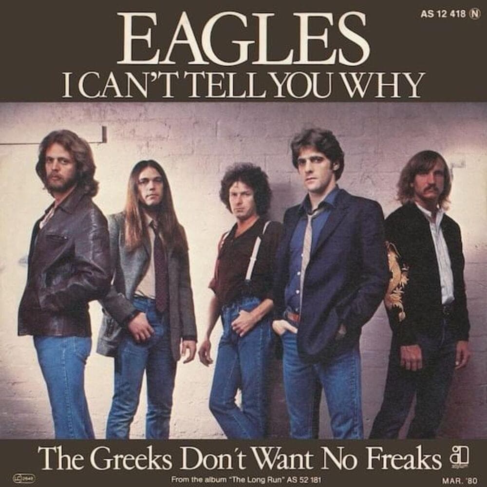 Album cover art for "I Can't Tell You Why" by Eagles