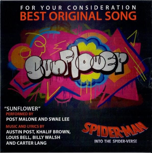 Album cover art for "Sunflower" by Post Malone