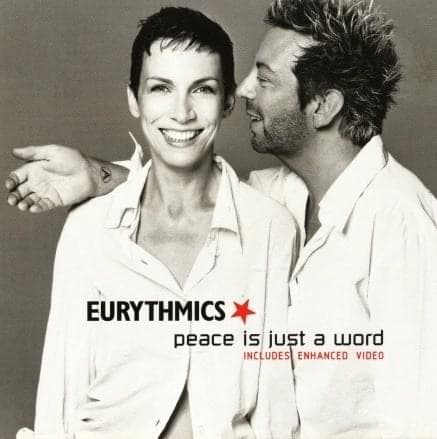 Album cover art for "Peace Is Just a Word" by Eurythmics