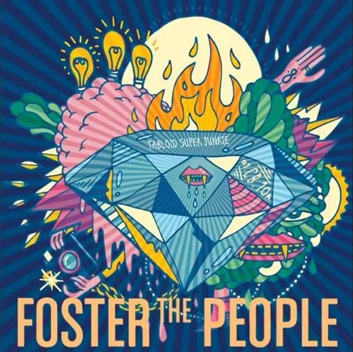Album cover art for "Tabloid Super Junkie" by Foster the People