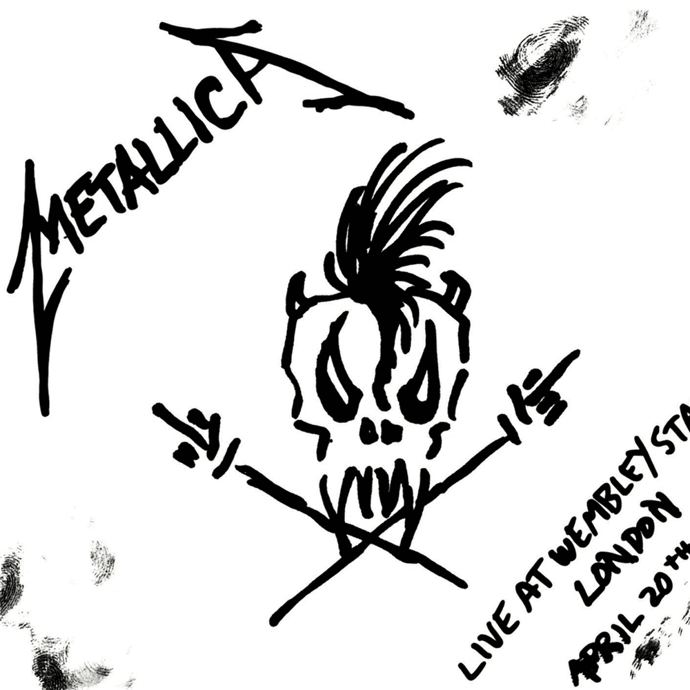 Album cover art for "Sad But True (Live at Wembley Stadium, London, England - April 20th, 1992)" by Metallica