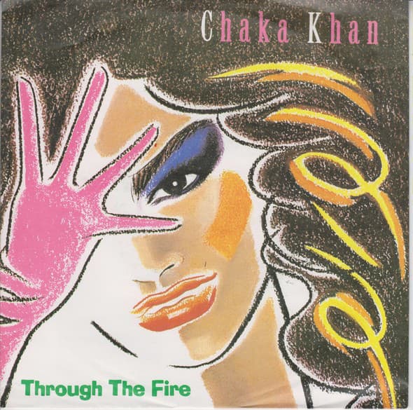 Album cover art for "Through the Fire" by Chaka Khan