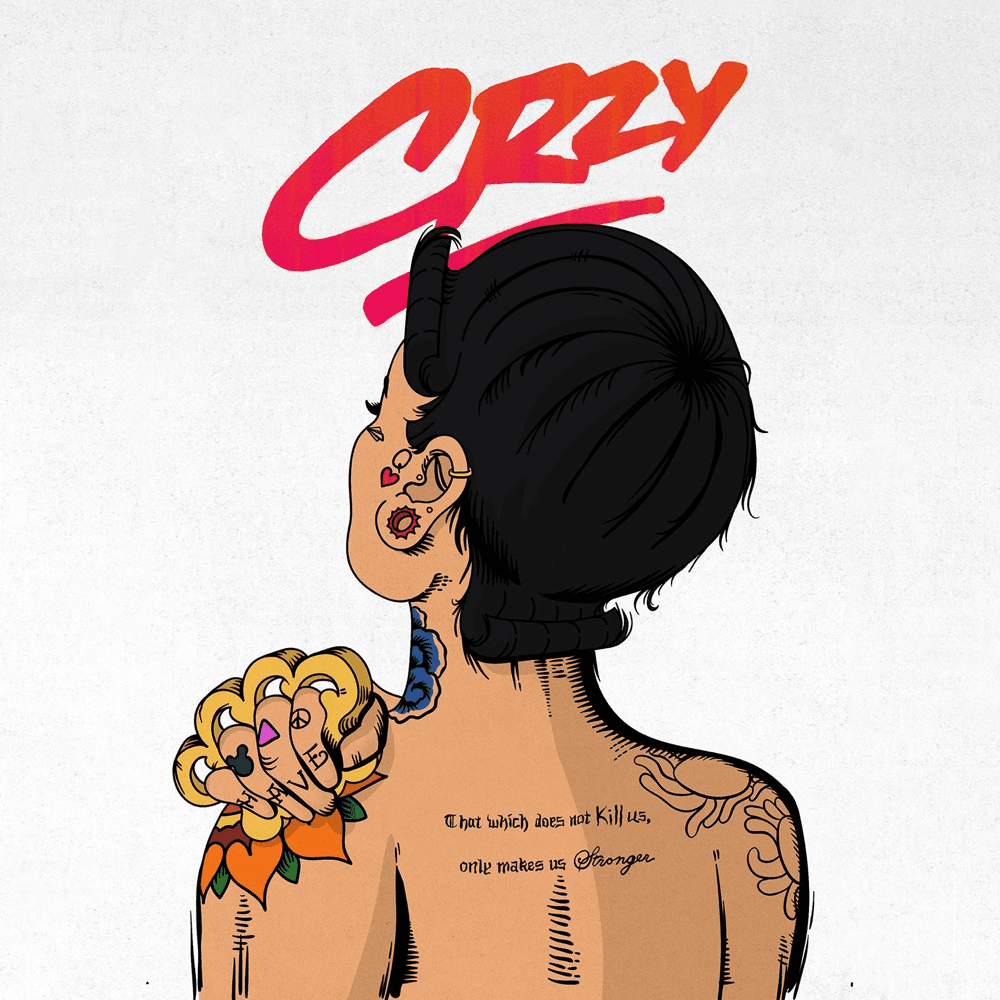 Album cover art for "CRZY" by Kehlani