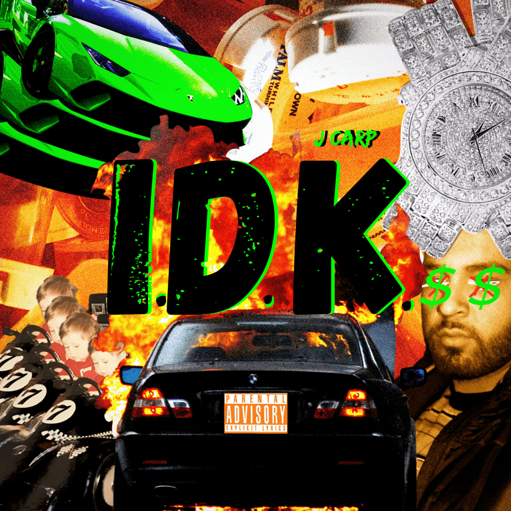 Album cover art for "IDK" by J Carp