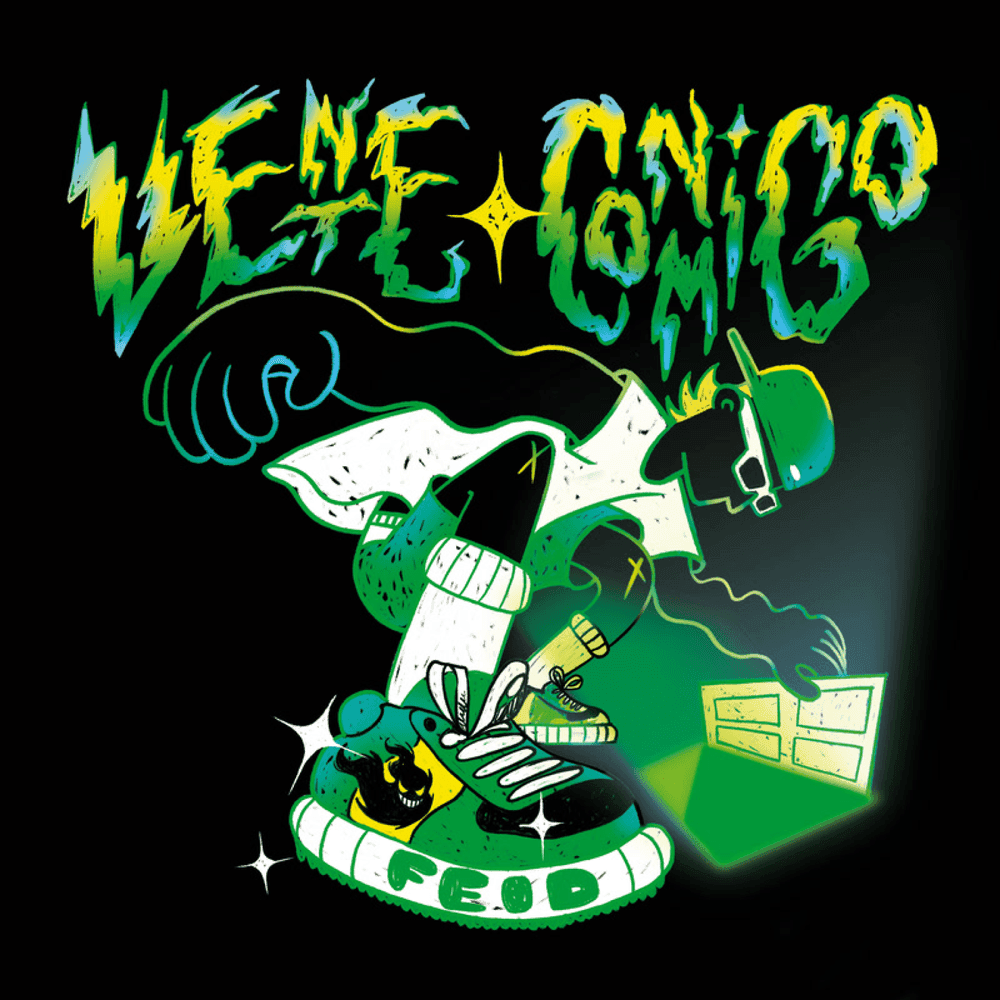 Album cover art for "VENTE CONMIGO" by Feid