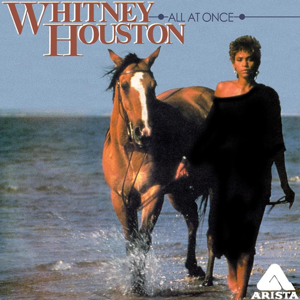 Album cover art for "All at Once" by Whitney Houston