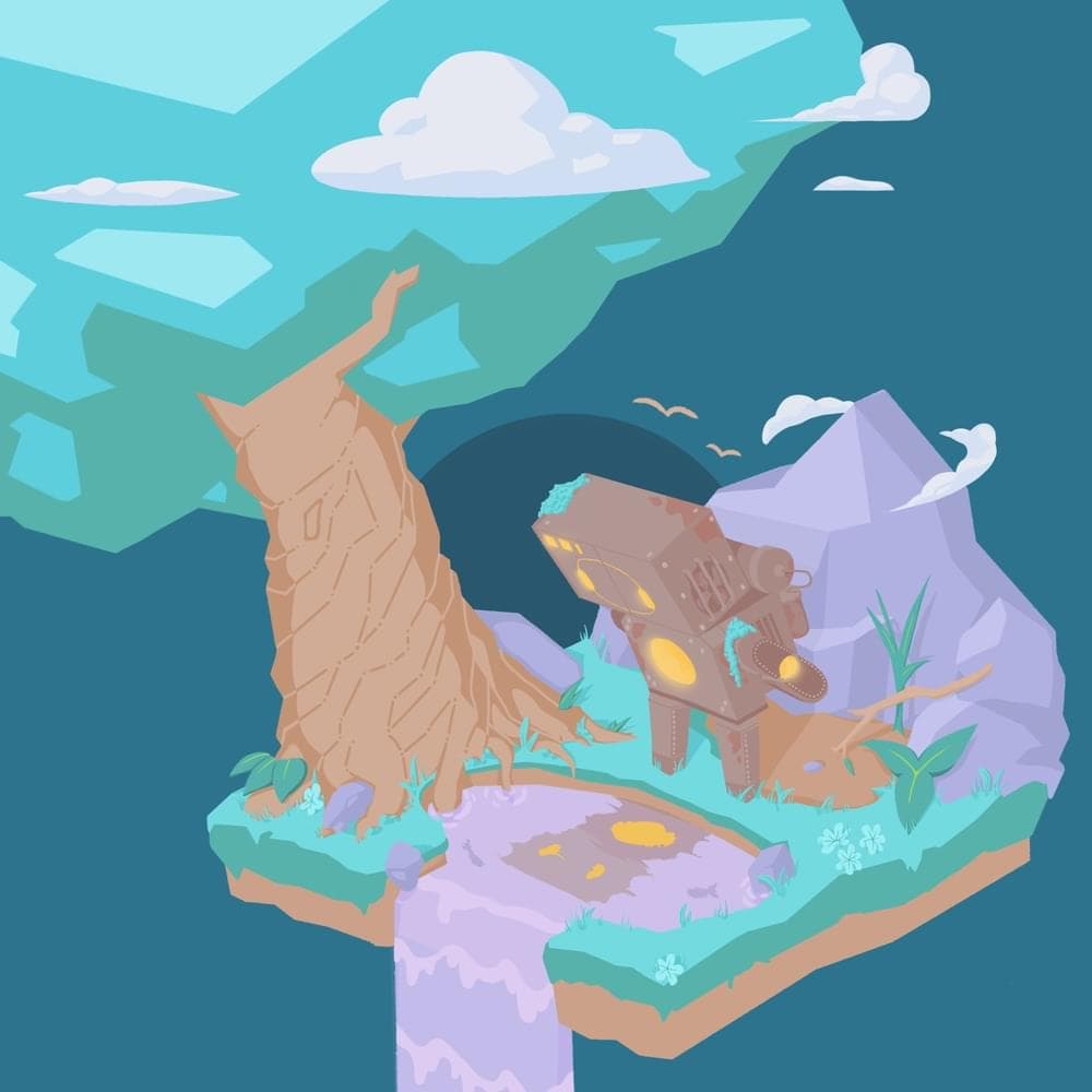 Album cover art for "The Guardian" by ​artbyFORM