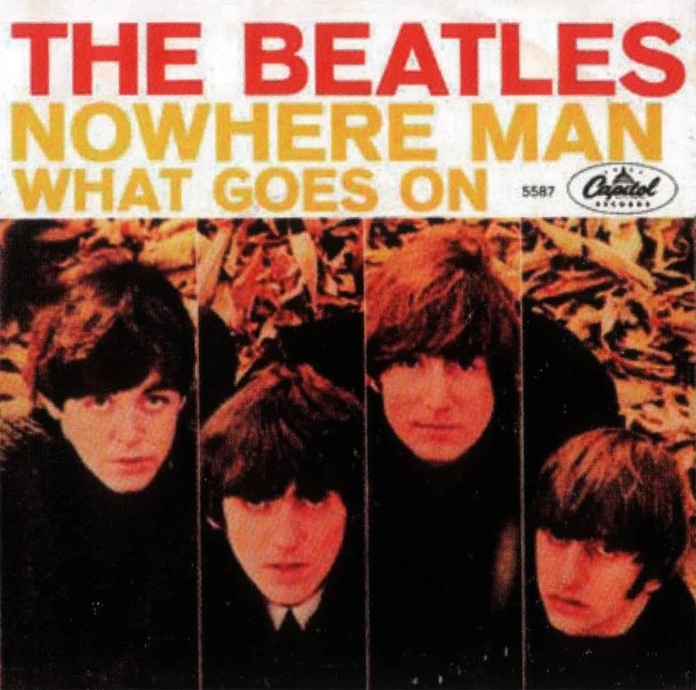 Album cover art for "Nowhere Man" by The Beatles