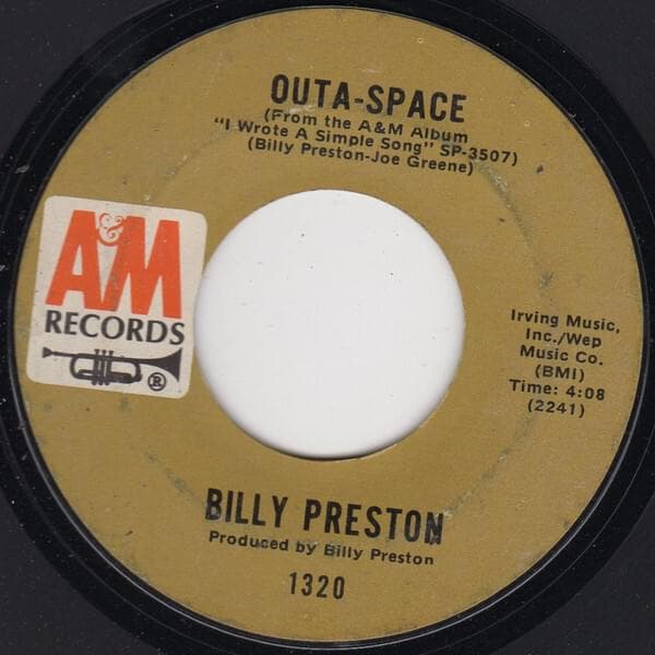 Album cover art for "Outa-Space" by Billy Preston