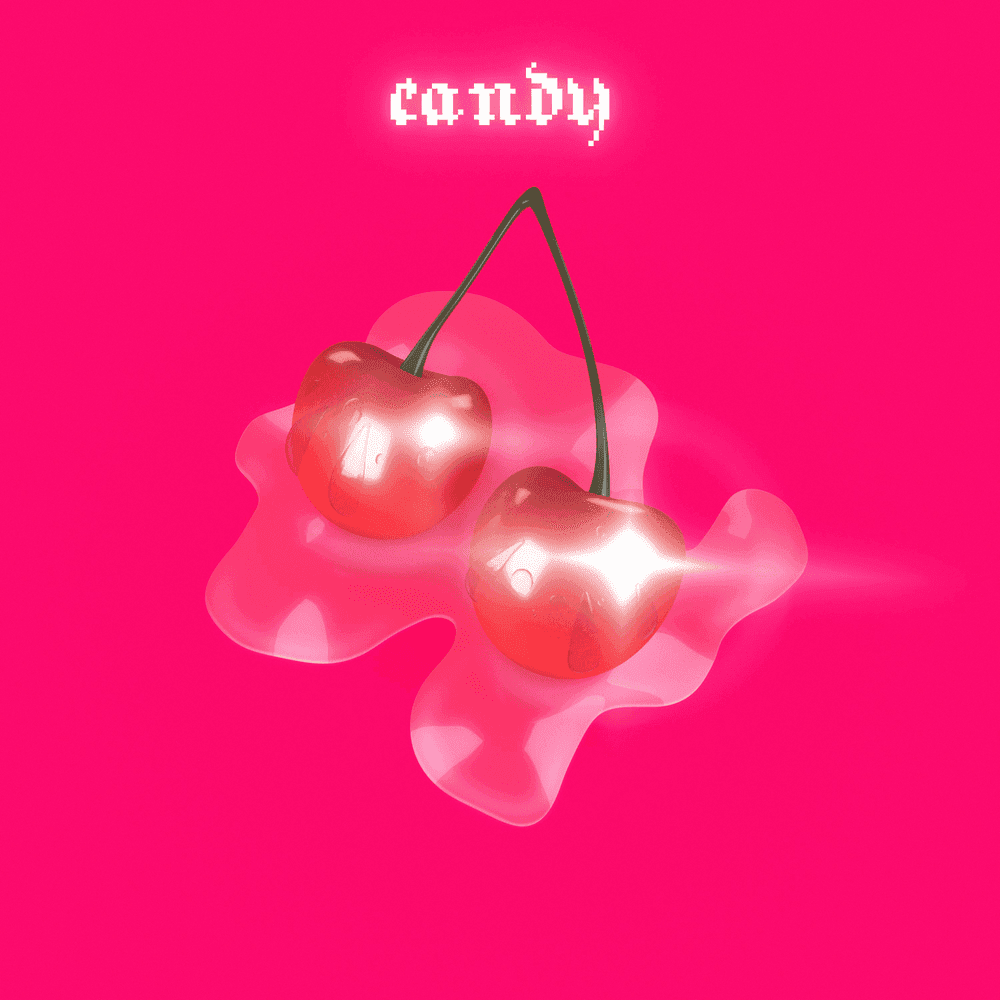 Album cover art for "Candy" by Slayyyter