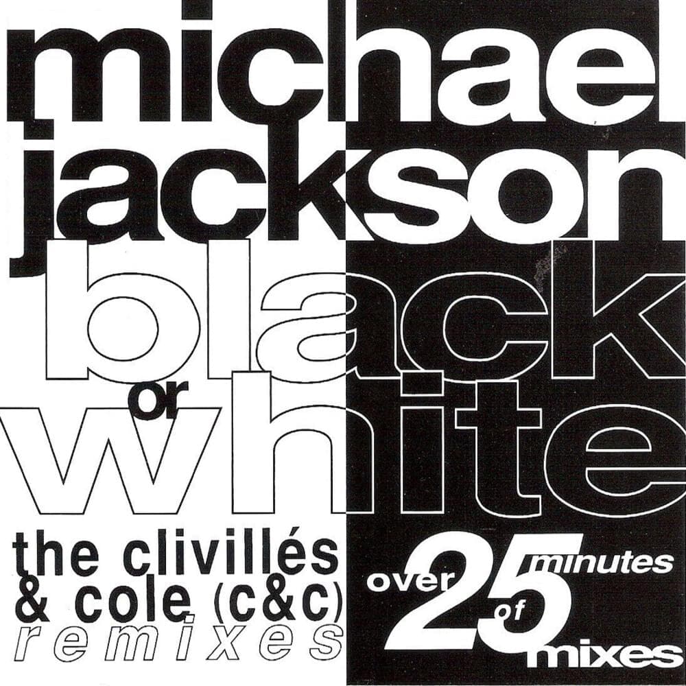 Album cover art for "Black Or White (The Underground Club Mix)" by Michael Jackson
