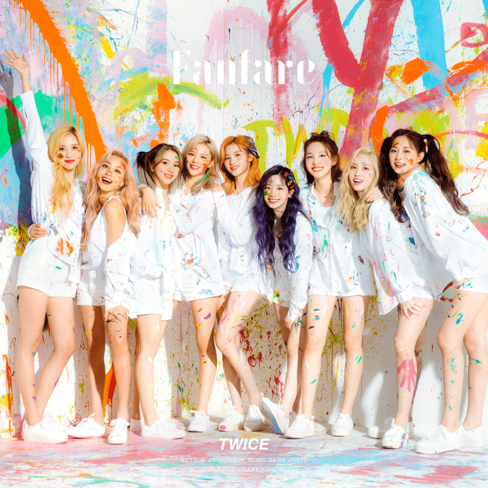 Album cover art for "Fanfare" by TWICE