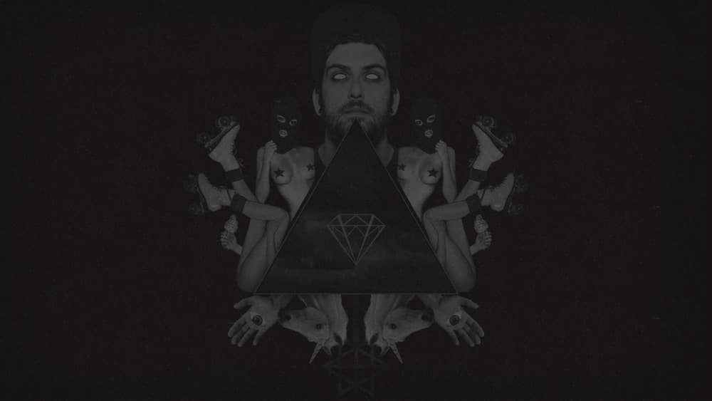 Album cover art for "#NEWGOREORDER" by Borgore & Malcolm McDowell