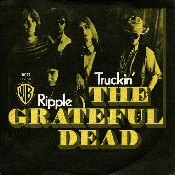 Album cover art for "Truckin'" by The Grateful Dead