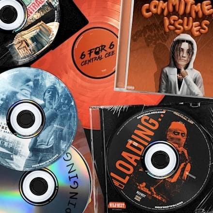 Album cover art for "6 for 6" by Central Cee