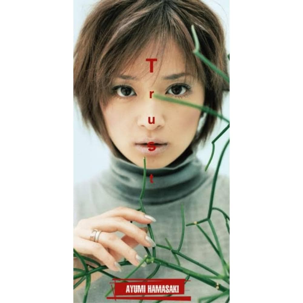Album cover art for "Trust" by 浜崎あゆみ (Ayumi Hamasaki)