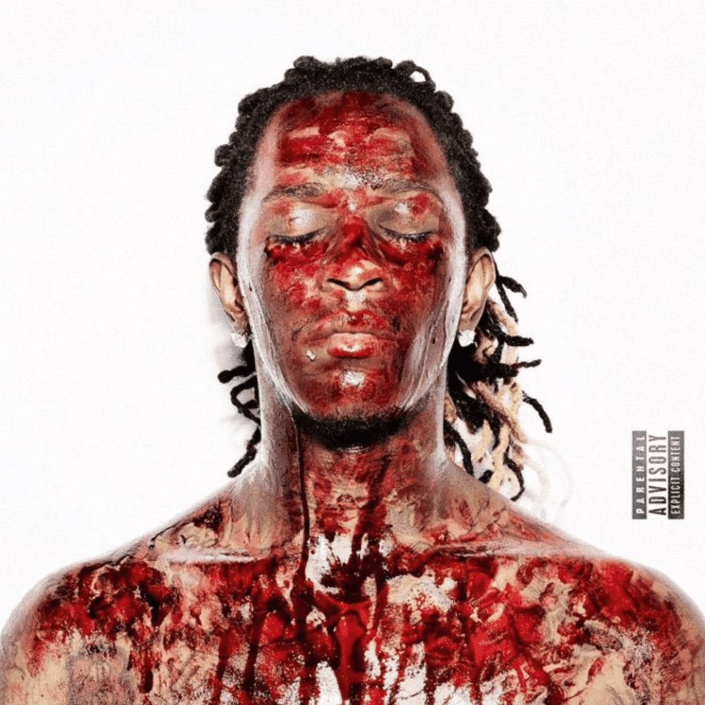 Album cover art for "Miss My Dogs" by Young Thug