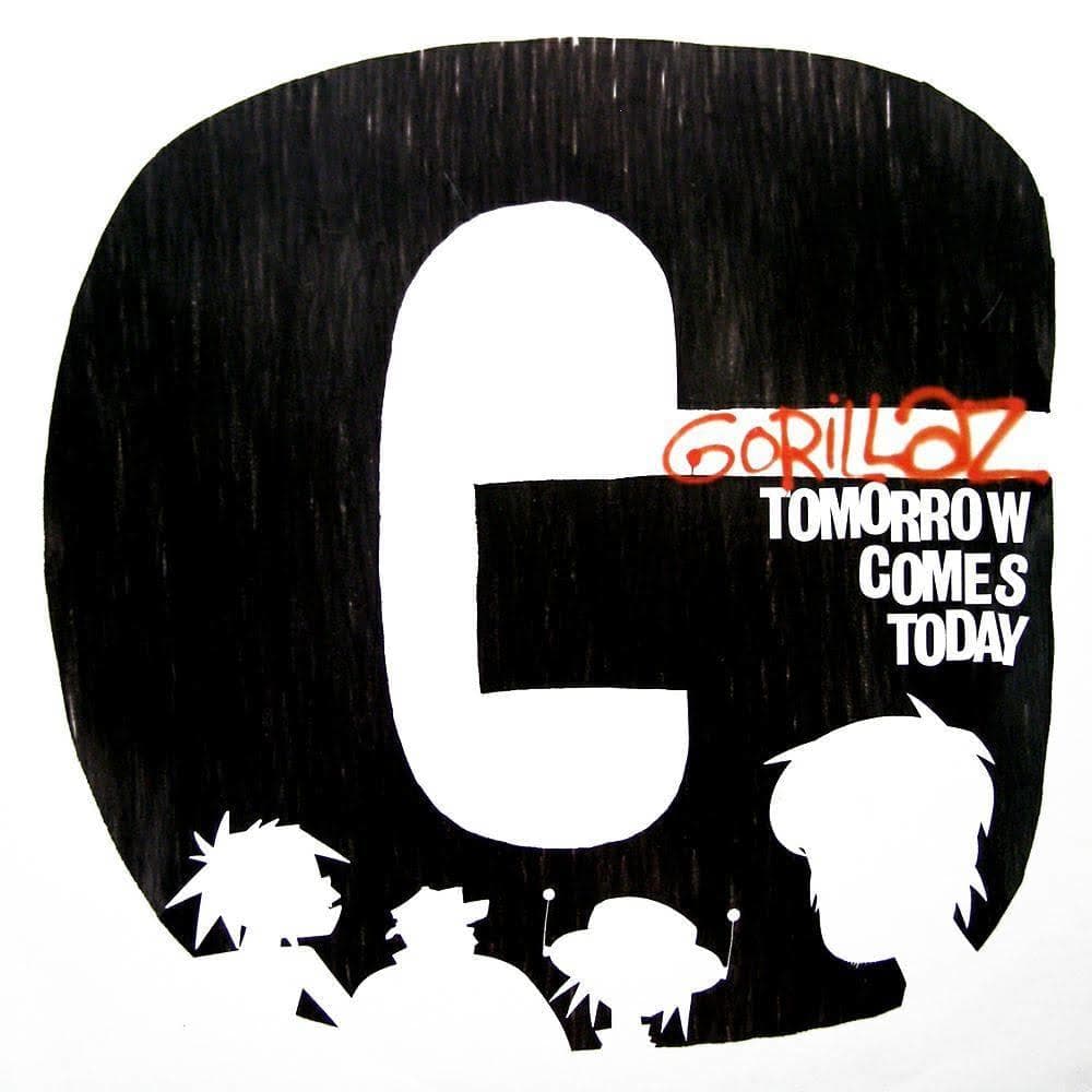 Album cover art for "Tomorrow Comes Today" by Gorillaz