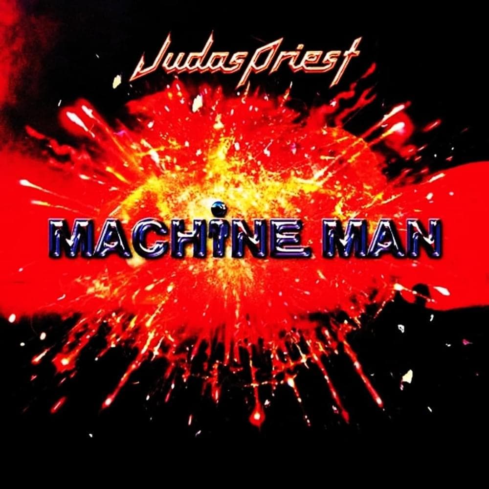 Album cover art for "Machine Man" by Judas Priest