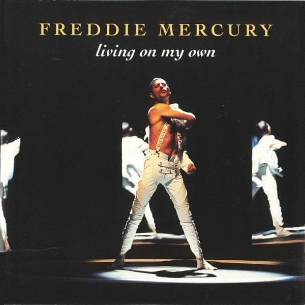 Album cover art for "Living On My Own (No More Brothers Radio Mix)" by Freddie Mercury