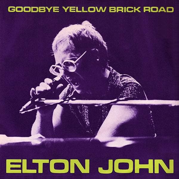 Album cover art for "Goodbye Yellow Brick Road" by Elton John