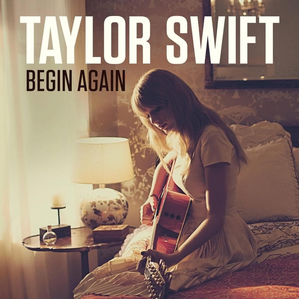 Album cover art for "Begin Again" by Taylor Swift