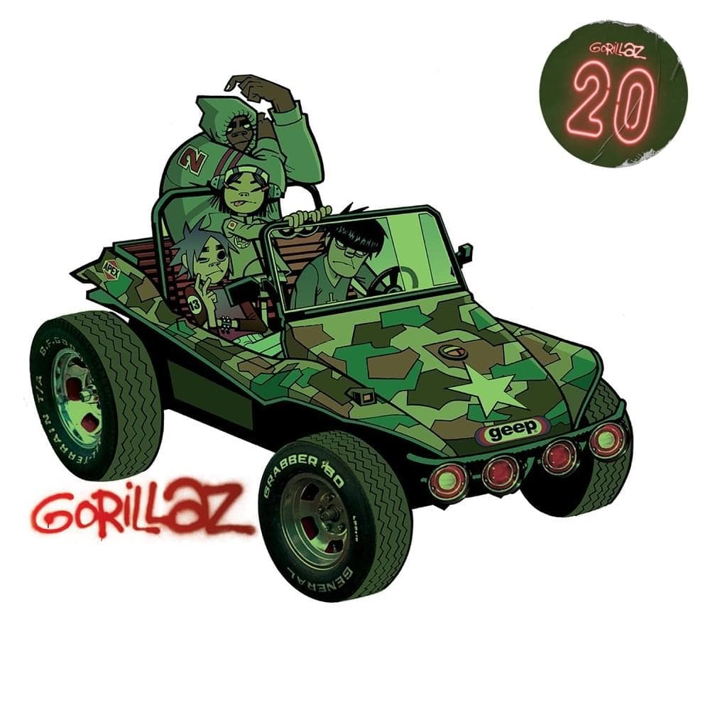 Album cover art for "Gorillaz (Gorillaz 20 Mix)" by Gorillaz