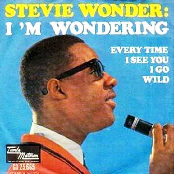 Album cover art for "I'm Wondering" by Stevie Wonder