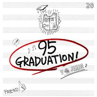 Album cover art for "95 graduation (졸업송 Pt.2)" by BTS