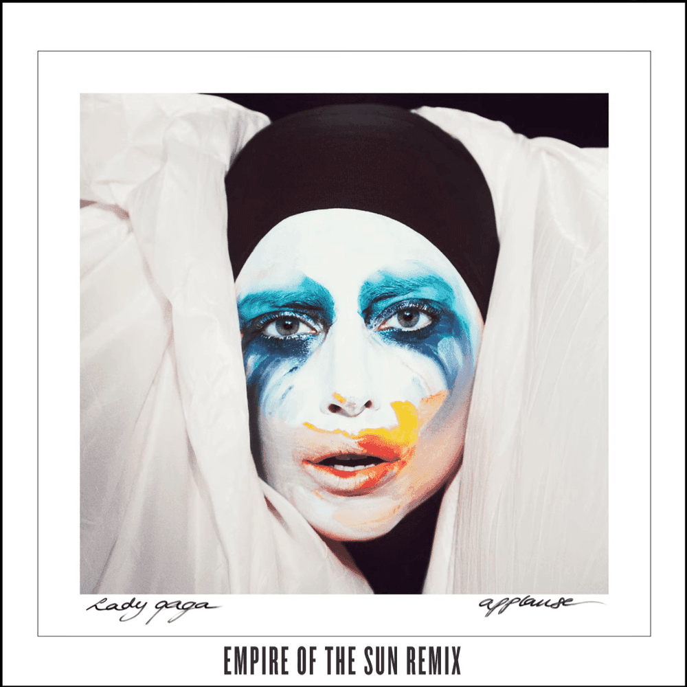 Album cover art for "Applause (Empire of the Sun Remix)" by Lady Gaga